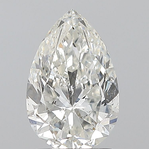 1.7 carat I-SI2 Natūralus Pear Deimantas (1)