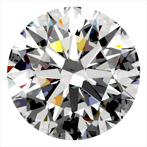 0.36 carat E-VVS1 Excellent cut Natūralus Round Deimantas (1)