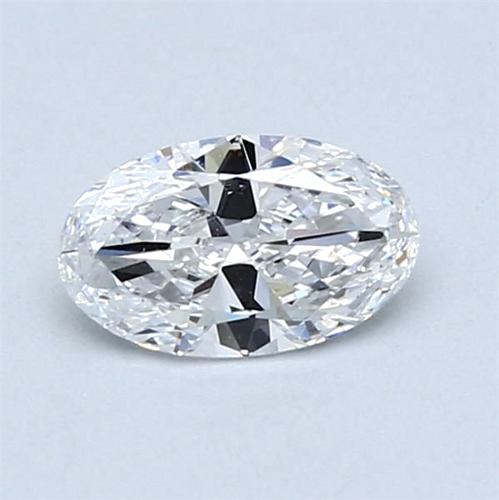 0.6 carat D-SI1 Natūralus Oval Deimantas (1)