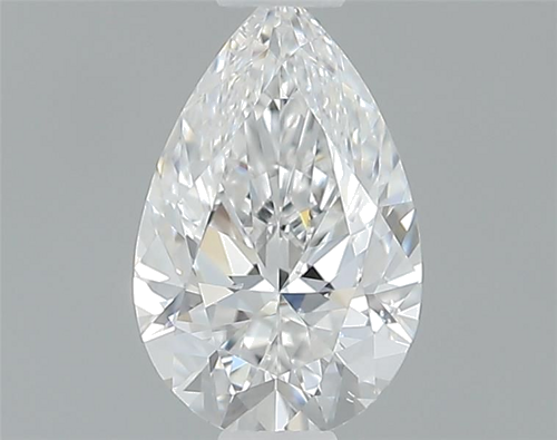 0.39 carat E-VS2 Natūralus Pear Deimantas (1)