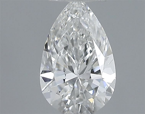 0.5 carat G-VS2 Natūralus Pear Deimantas (1)