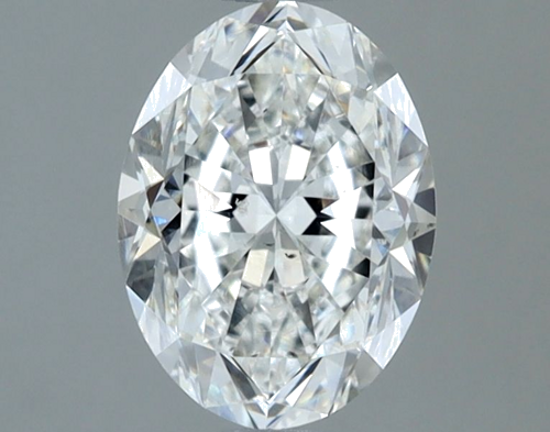1.31 carat F-SI2 Natūralus Oval Deimantas (1)