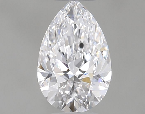 0.38 carat D-VVS2 Natūralus Pear Deimantas (1)