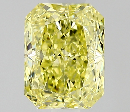 0.57 carat Fancy Yellow-VVS1 Natūralus Radiant Deimantas (1)