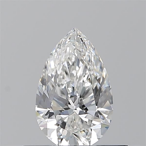0.5 carat F-VS1 Natūralus Pear Deimantas (1)