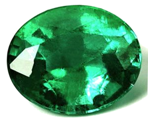 0.52 carat GREEN Oval Smaragdas (1)
