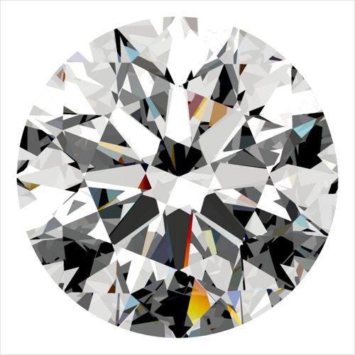0.3 carat E-SI1 Excellent cut Natūralus Round Deimantas (1)