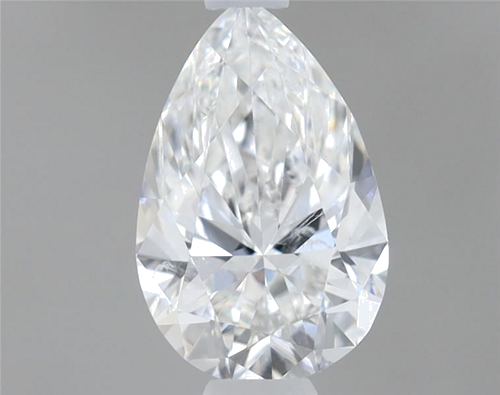 0.66 carat F-SI2 Natūralus Pear Deimantas (1)