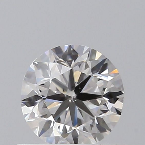 0.5 carat F-SI1 Very Good cut Natūralus Round Deimantas (1)