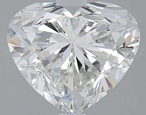 2.01 carat F-SI2 Natūralus Heart Deimantas (1)