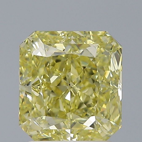 2.01 carat Fancy Yellow-VS2 Natūralus Square Radiant Deimantas (1)