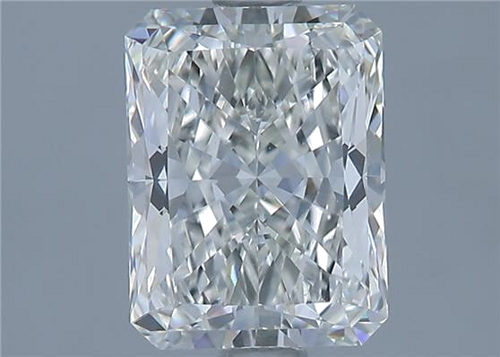1.58 carat H-VVS1 Natūralus Radiant Deimantas (1)