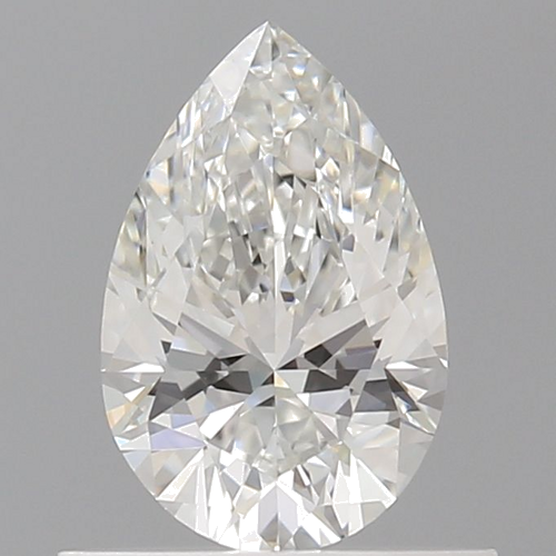0.6 carat G-VVS2 Natūralus Pear Deimantas (1)