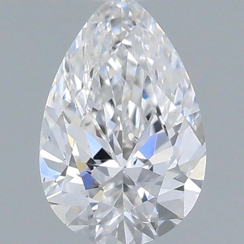 0.4 carat E-SI1 Natūralus Pear Deimantas (1)