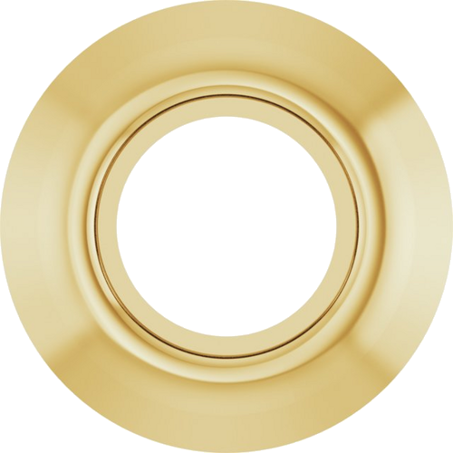 Pakabukas „Bezel-Set Solitaire“ 10k yellow gold Round 3.4mm (1)