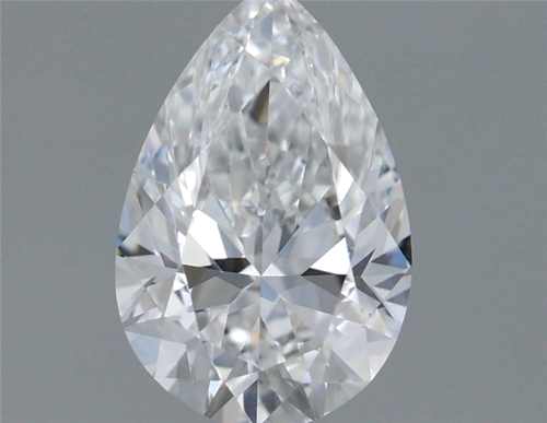 0.52 carat D-VVS2 Natūralus Pear Deimantas (1)