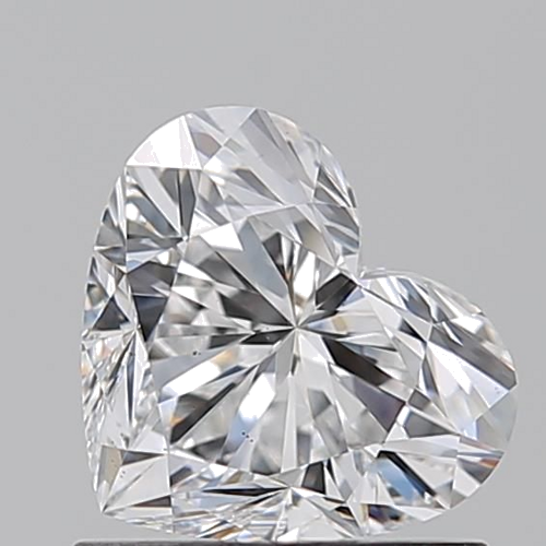 1.01 carat D-VS2 Natūralus Heart Deimantas (1)