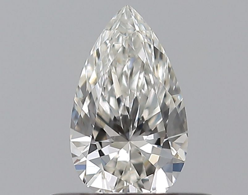 0.32 carat H-VVS2 Natūralus Pear Deimantas (1)