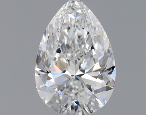 0.38 carat E-VVS1 Natūralus Pear Deimantas (1)