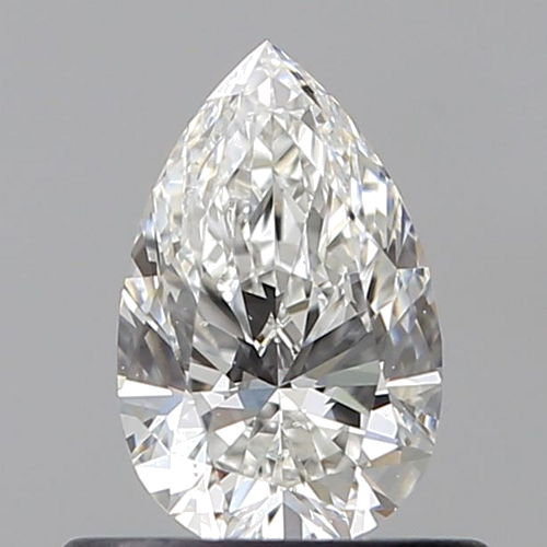 0.54 carat G-SI1 Natūralus Pear Deimantas (1)