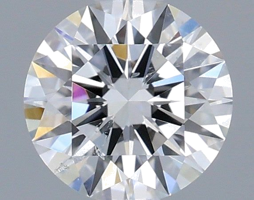0.56 carat G-SI2 Excellent cut Natūralus Round Deimantas (1)