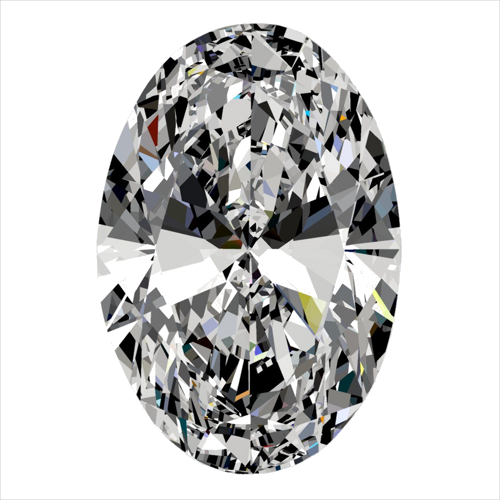 0.35 carat G-VVS1 Natūralus Oval Deimantas (1)