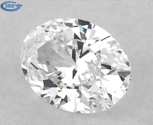 0.52 carat D-VS1 Natūralus Oval Deimantas (1)