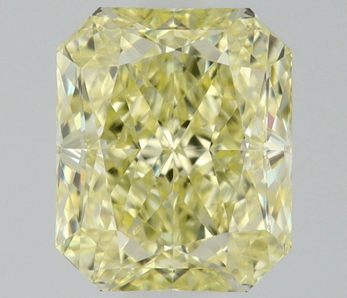 0.62 carat Fancy Yellow-IF Natūralus Radiant Deimantas (1)