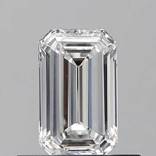 0.52 carat F-VS2 Natūralus Emerald Deimantas (1)