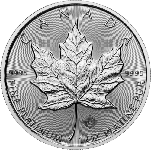 1 oz Kļavas lapa 2024 Kanādas platīna monēta (1)