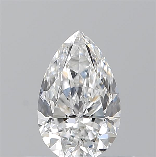 0.5 carat E-VS1 Natūralus Pear Deimantas (1)