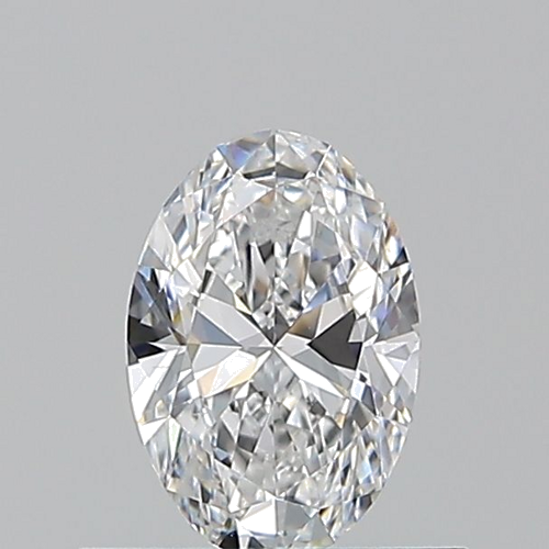 0.5 carat D-VS2 Natūralus Oval Deimantas (1)