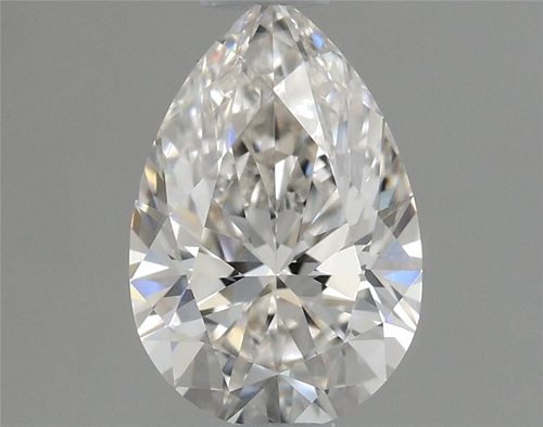 0.53 carat I-VVS2 Natūralus Pear Deimantas (1)