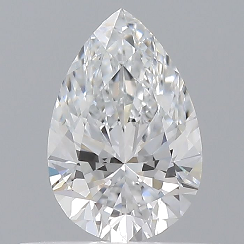 0.4 carat D-VVS2 Natūralus Pear Deimantas (1)