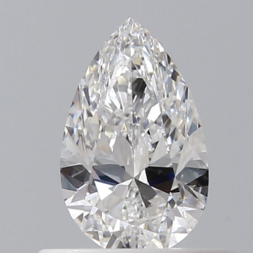 0.49 carat E-SI1 Natūralus Pear Deimantas (1)