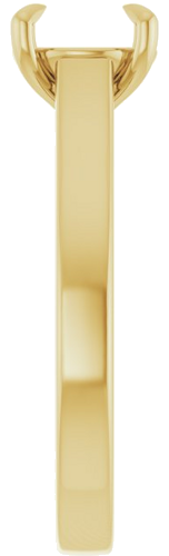 Sužadėtuvių Žiedas „Claw-Prong“ 14k yellow gold Round 7.4mm (4)