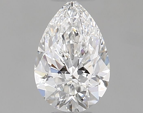 0.4 carat F-VVS2 Natūralus Pear Deimantas (1)
