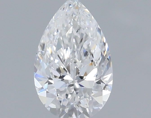 0.32 carat E-VVS1 Natūralus Pear Deimantas (1)