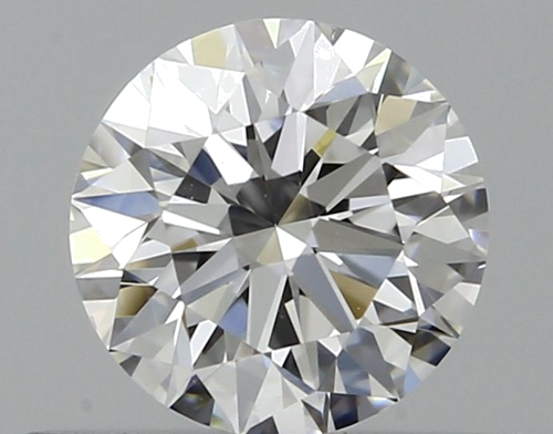 0.42 carat F-VVS1 Excellent cut Natūralus Round Deimantas (1)