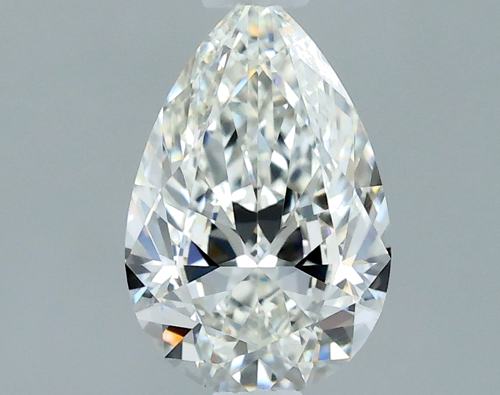 0.51 carat H-IF Natūralus Pear Deimantas (1)