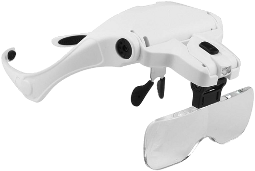 Numismatic Glasses with LED Light 1.0x, 1.5x, 2.0x, 2.5x, 3.5x (1)