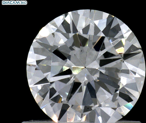 0.72 carat F-VVS2 Very Good cut Natūralus Round Deimantas (1)