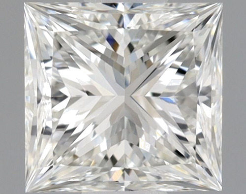 0.5 carat F-SI1 Natūralus Princess Deimantas (1)