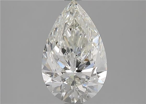 1.5 carat I-SI2 Natūralus Pear Deimantas (1)