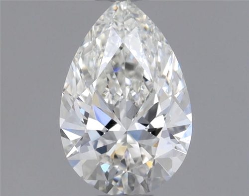 0.4 carat H-VVS2 Natūralus Pear Deimantas (1)