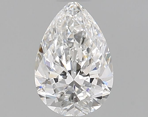 0.52 carat F-VS1 Natūralus Pear Deimantas (1)
