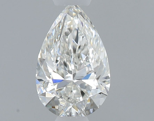0.4 carat G-VVS1 Natūralus Pear Deimantas (1)