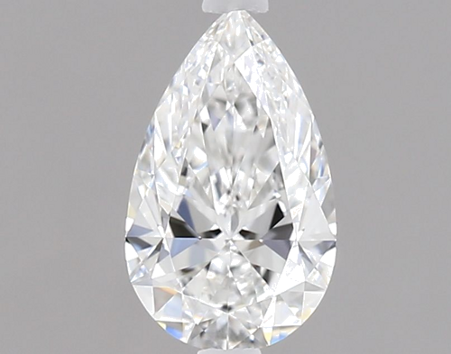 0.5 carat E-SI1 Natūralus Pear Deimantas (1)
