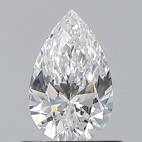 0.6 carat D-IF Natūralus Pear Deimantas (1)