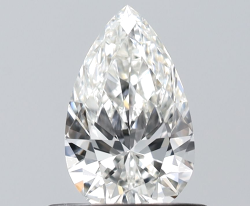 0.51 carat H-VS1 Natūralus Pear Deimantas (1)